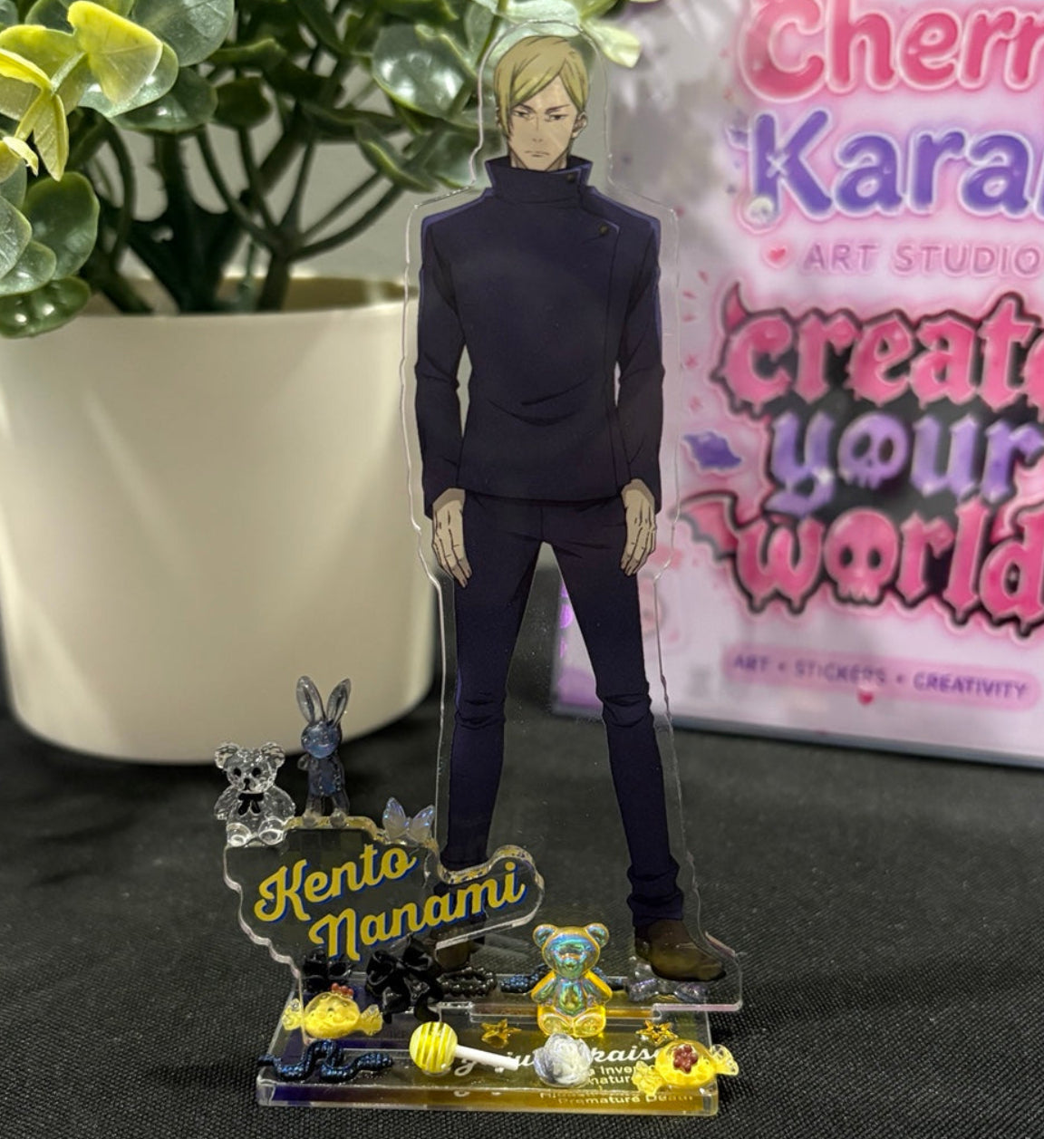 Husbando Acrylic Stand with charms