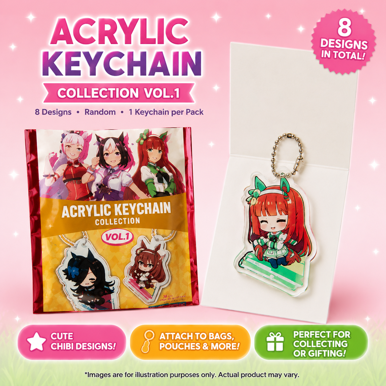 King Halo Umamusume  keychain 1pc