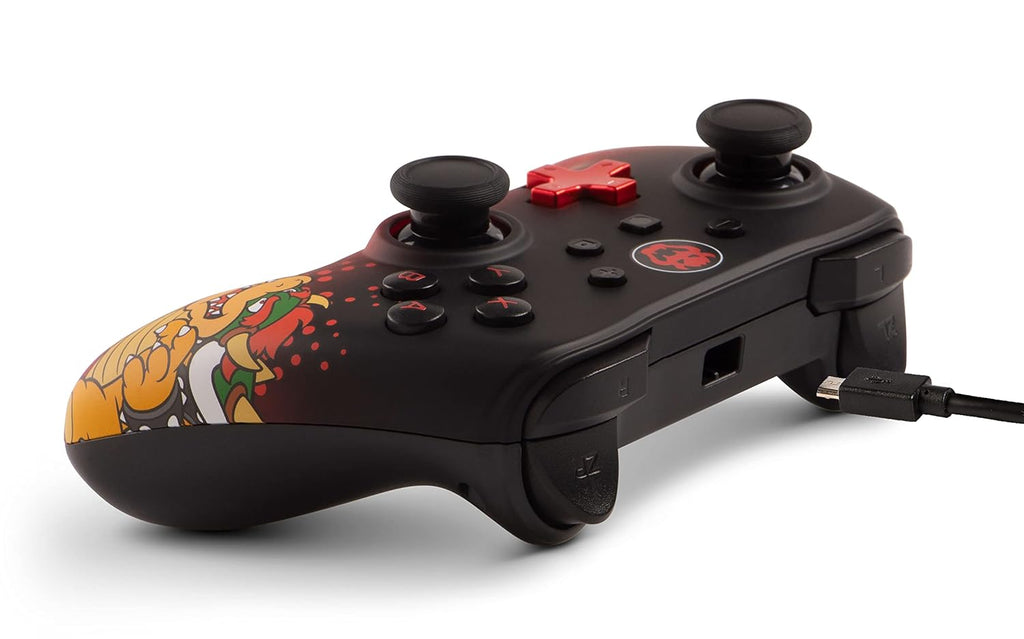 PowerA Wired Controller for Nintendo Switch - Bowser, Gamepad, Game controller, Wired controller