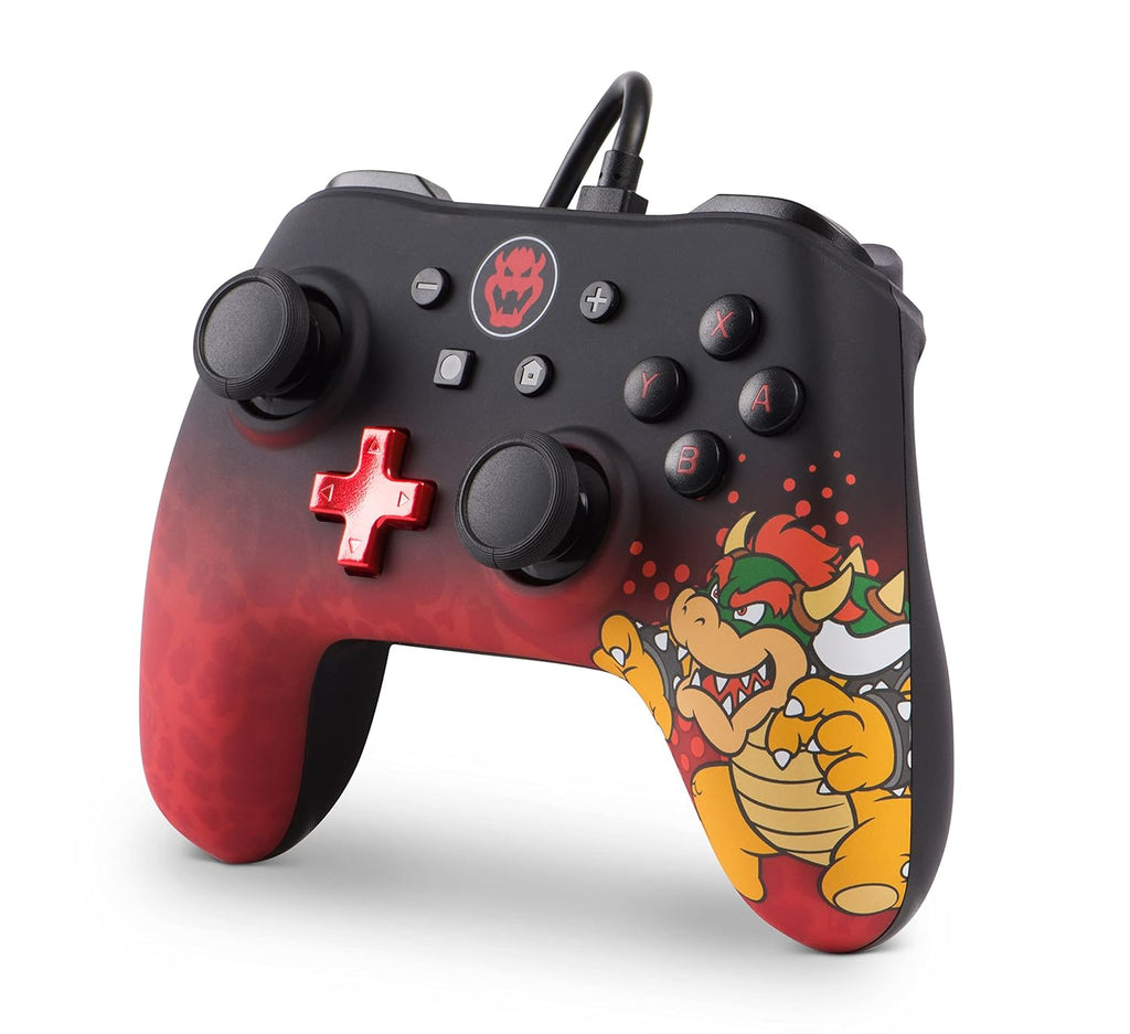 PowerA Wired Controller for Nintendo Switch - Bowser, Gamepad, Game controller, Wired controller
