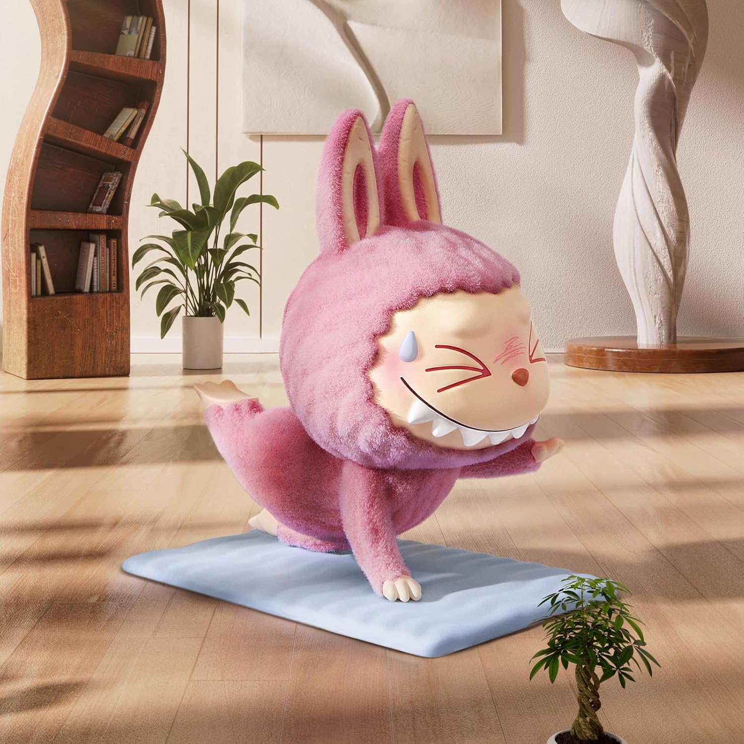 POP MART The Monsters Lazy Yoga Series Figures, The Monsters Blind Box Figures, Random Design