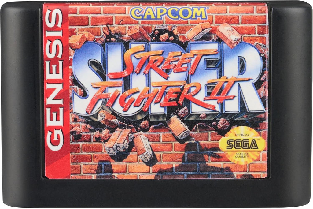 Street Fighter II Sega Genesis Console Heroes Ken Stage Diorama Mini Diorama