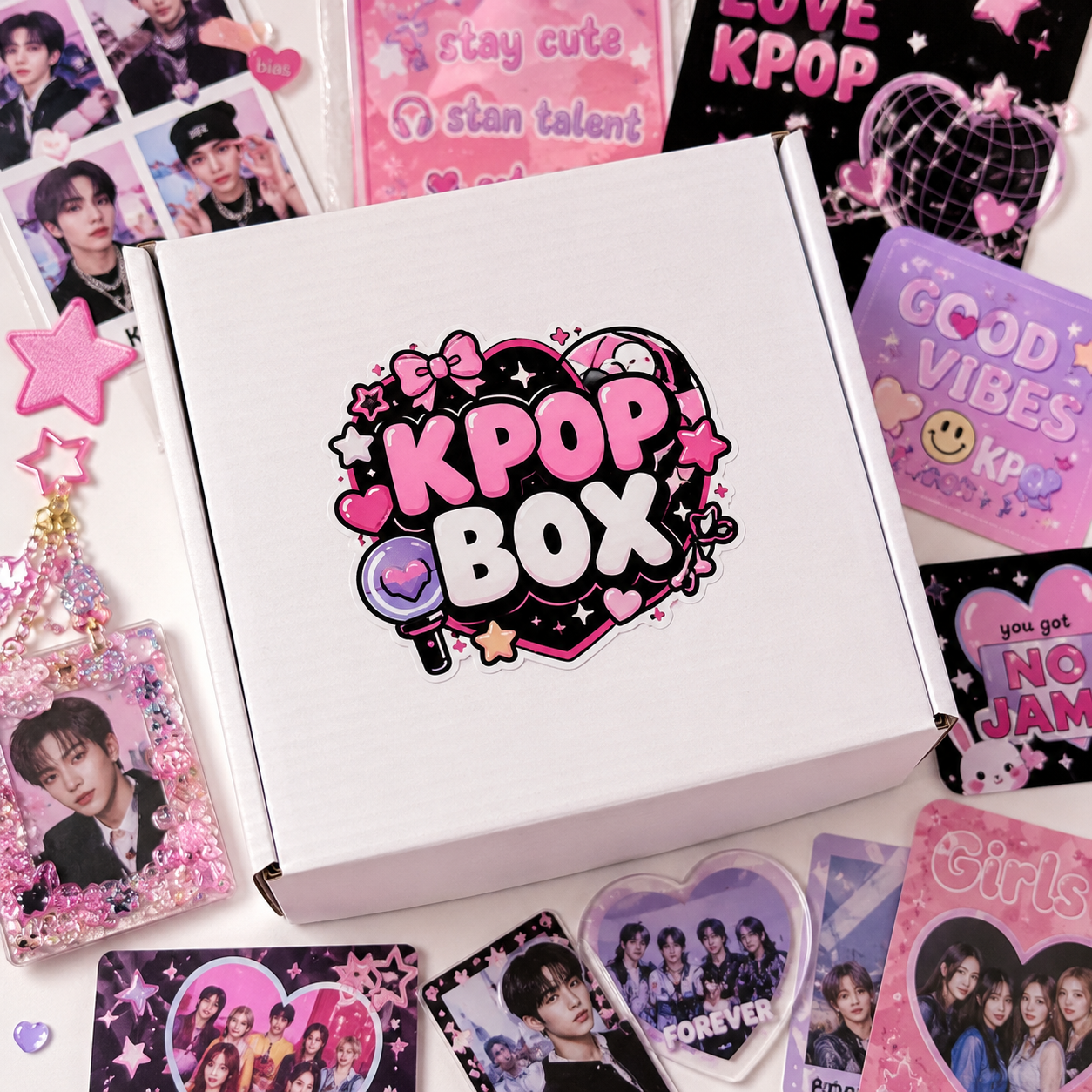 K-Pop Mystery Box | Handmade Fan Collectibles | Customized to Your Favorite Group & Bias