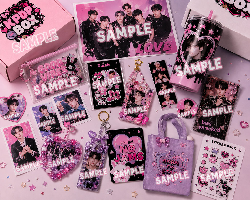K-Pop Mystery Box | Handmade Fan Collectibles | Customized to Your Favorite Group & Bias