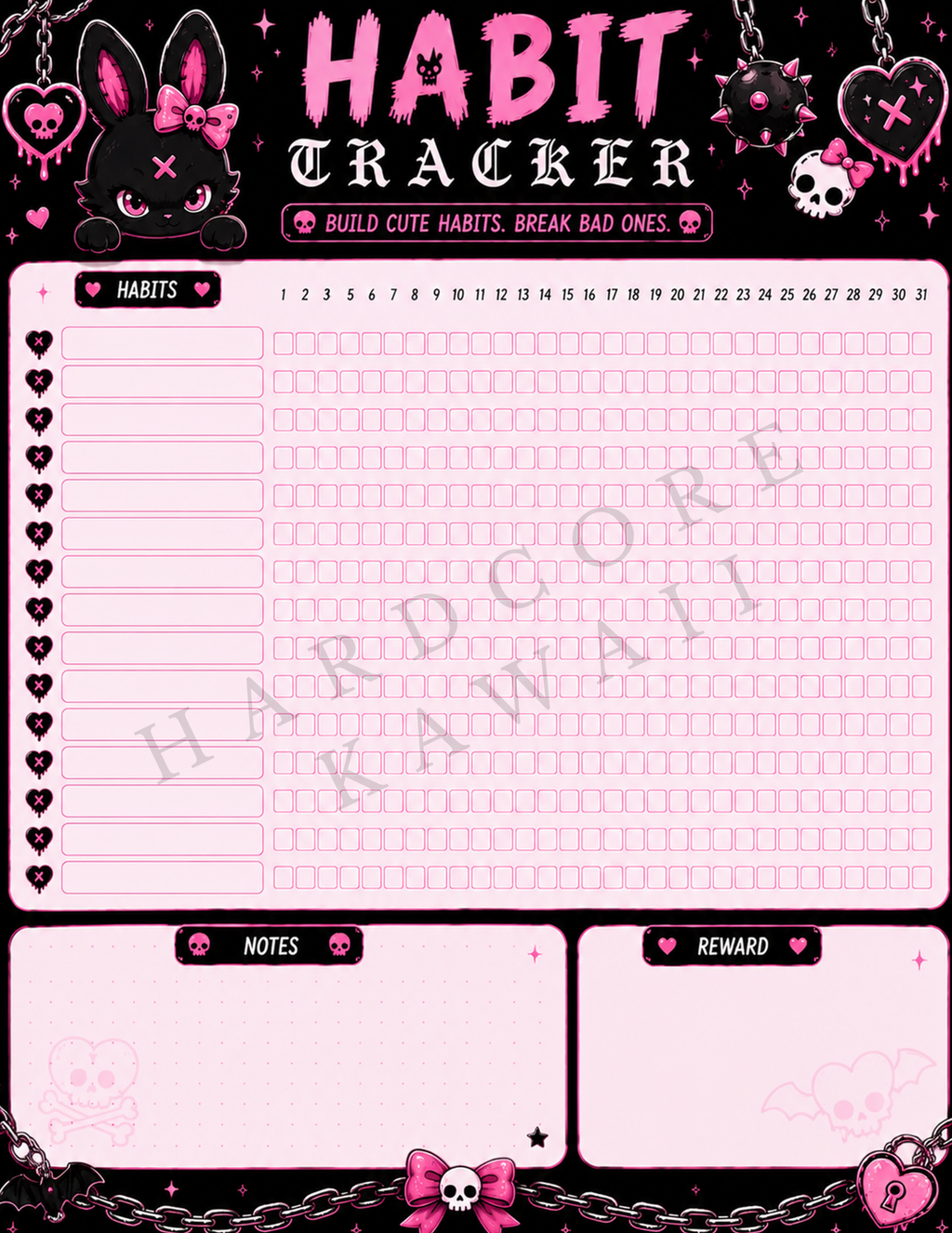 Customized Digital Planner Bundle Printable