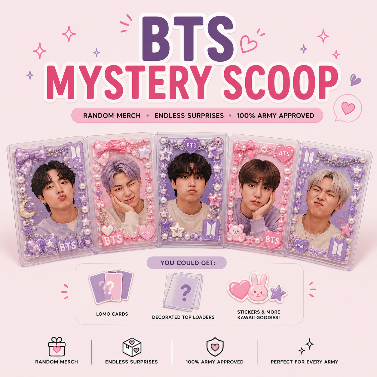 BTS K-Pop Mystery Scoops - Surprise Grab Box - Shop Otakutopolis