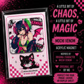 Anime demon girl Acrylic Magnet l Mochi Venom Original Girl art
