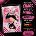 Anime Android girl Acrylic Magnet l anime gift