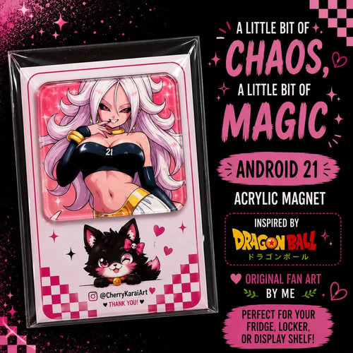 Anime Android girl Acrylic Magnet l anime gift