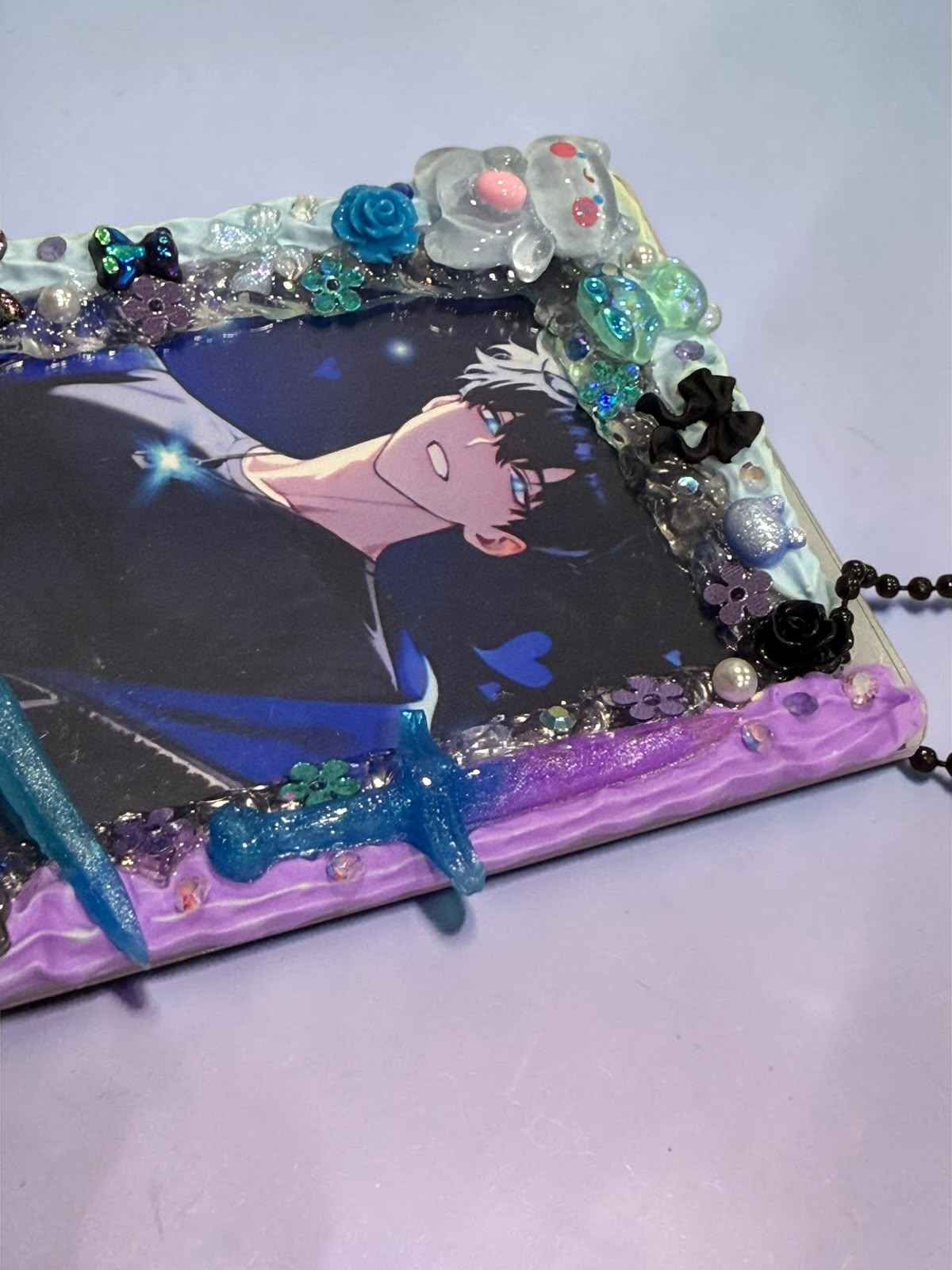 Resin Anime Top Loader Keychain: Photocard Holder Bag Charm