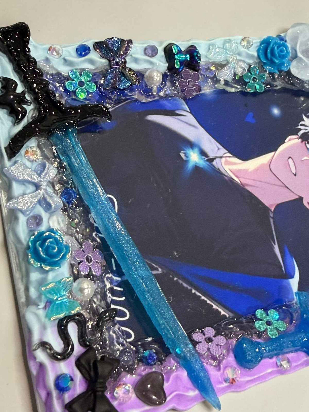 Resin Anime Top Loader Keychain: Photocard Holder Bag Charm