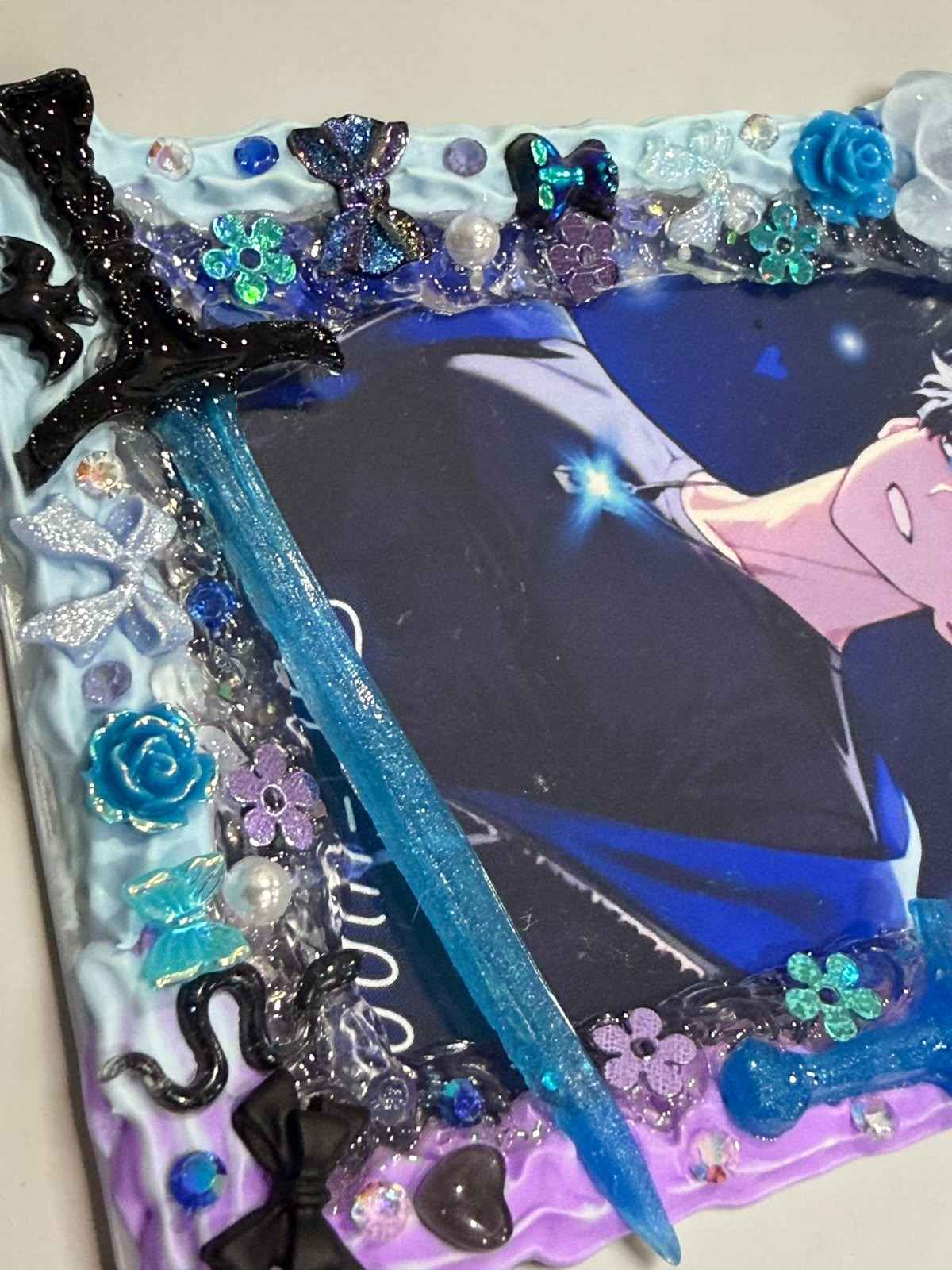 Resin Anime Top Loader Keychain: Photocard Holder Bag Charm