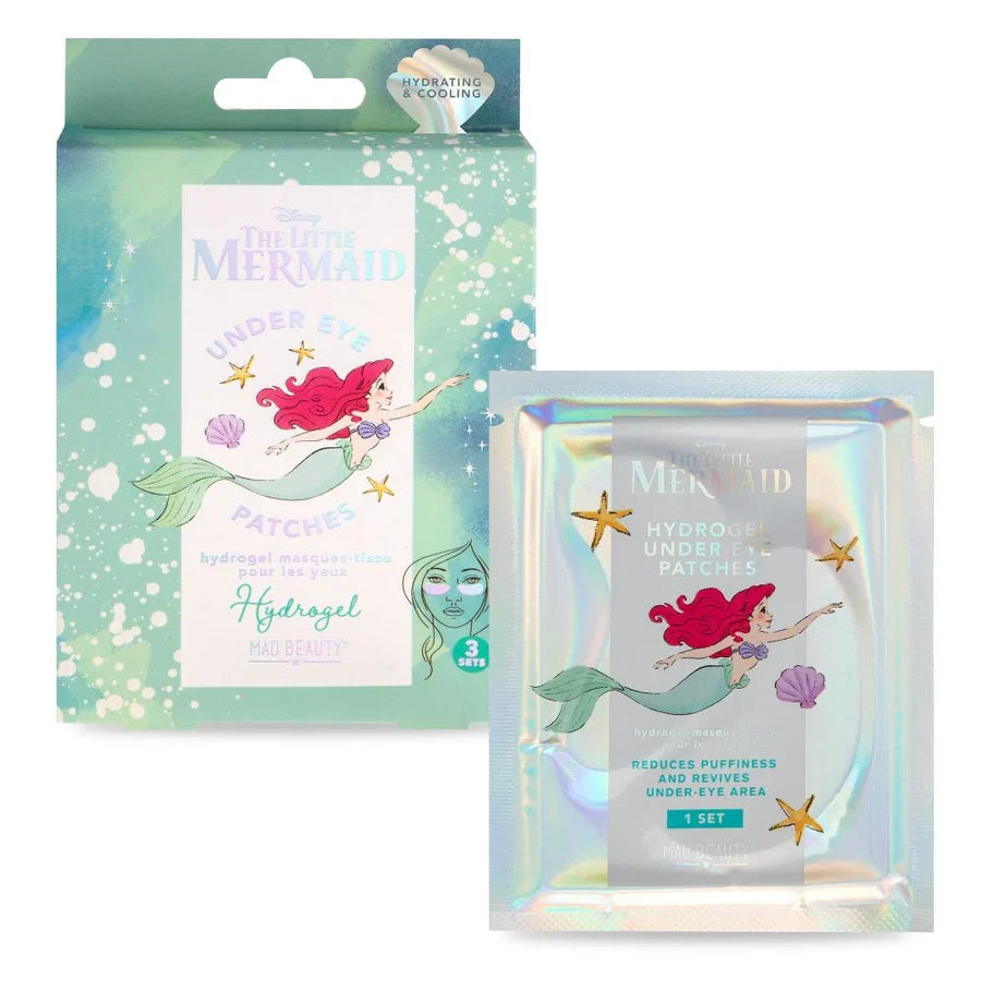 MAD BEAUTY - DISNEY LITTLE MERMAID HYDROGEL UNDER EYE MASKS