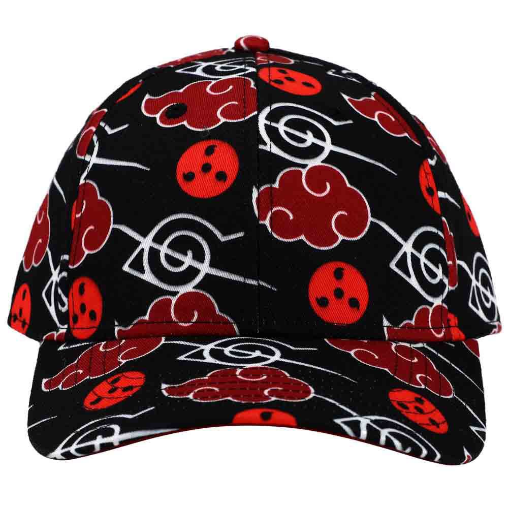 NARUTO AKATSUKI CLOUD & ANTI-LEAF VILLAGE SUBLIMATED HAT
