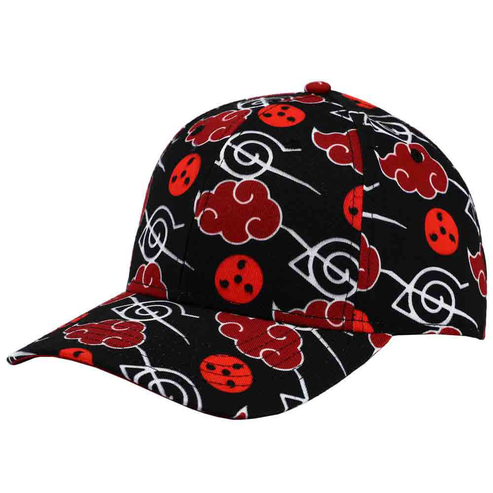 NARUTO AKATSUKI CLOUD & ANTI-LEAF VILLAGE SUBLIMATED HAT