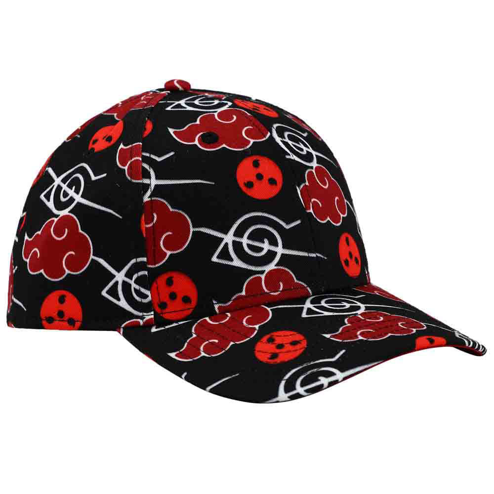 NARUTO AKATSUKI CLOUD & ANTI-LEAF VILLAGE SUBLIMATED HAT